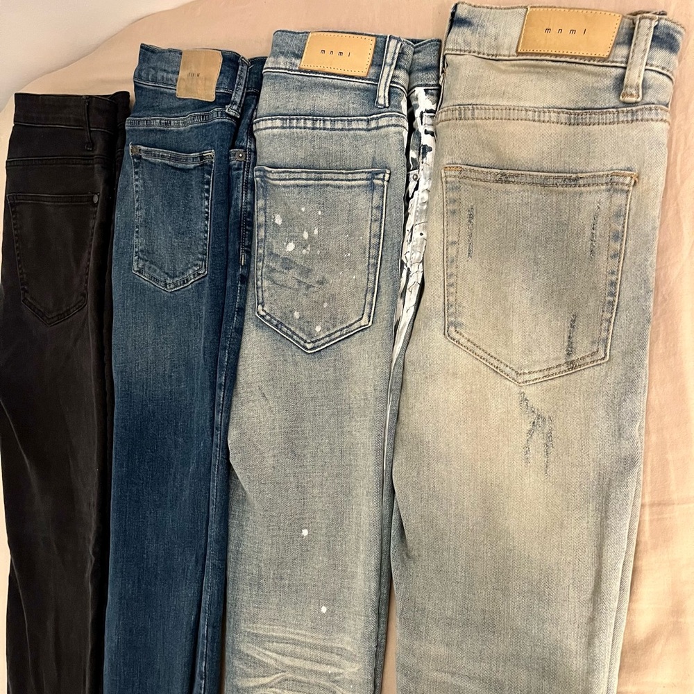Bundle: Mnml / & Denim Skinny Jeans Sz 29